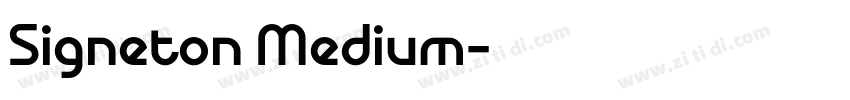 Signeton Medium字体转换